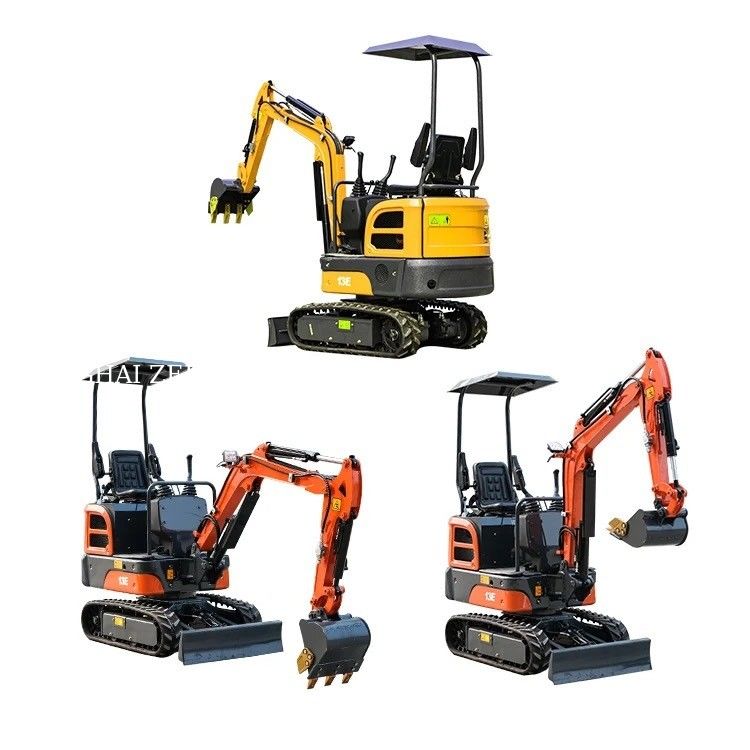 2Mini escavatore da.5 tonnellate 8.6KW Piccolo scavatore con motore a emissioni Euro V