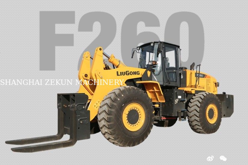 Forchetta di seconda mano F260 caricatore 7-9 tonnellate per negozi di materiali da costruzione