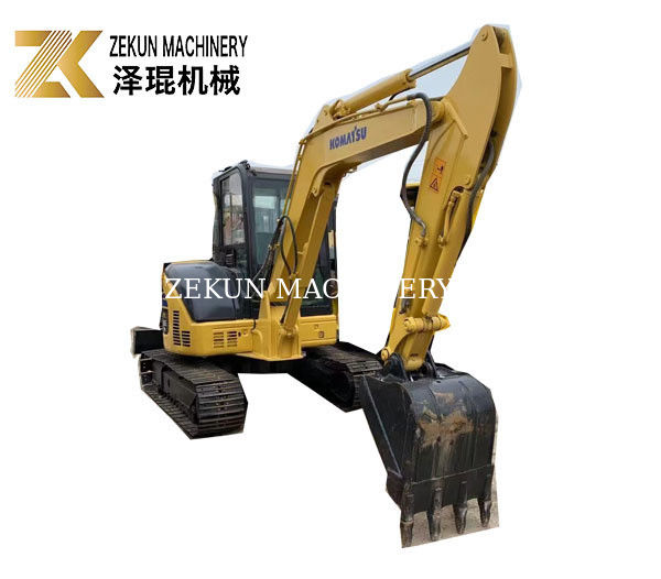 Escavatore Komatsu PC55MR-2 di seconda mano con potenza di 28.5KW e capacità di 0.2m3