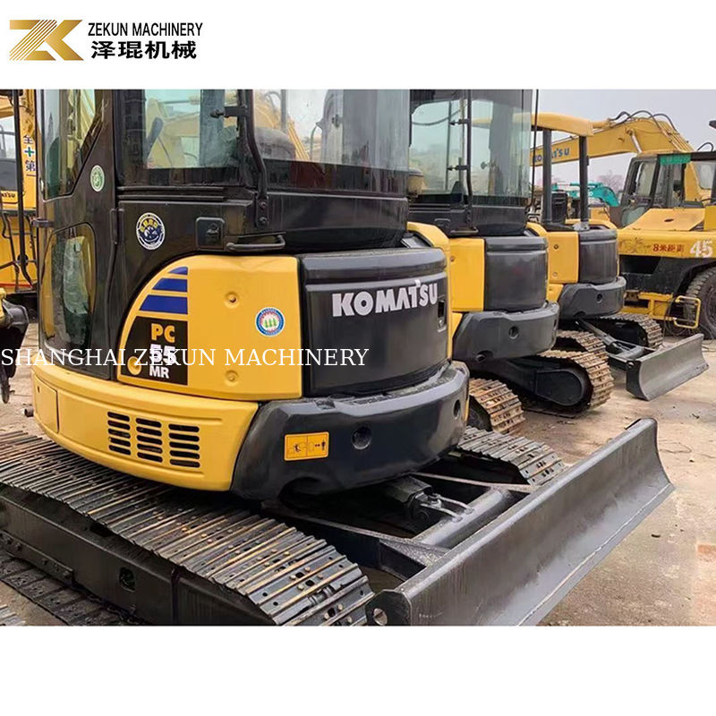 Escavatore Komatsu PC55MR-2 di seconda mano con potenza di 28.5KW e capacità di 0.2m3