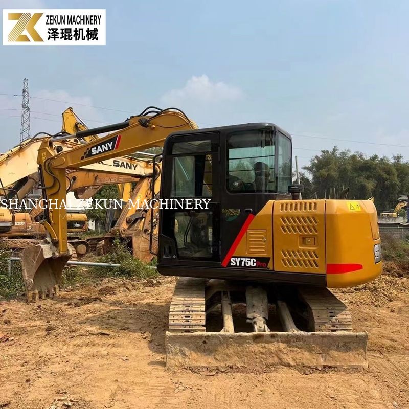 Anno 2022 Usato 7.5T Sany 75C escavatore SY75C-8 SY75C PRO Second hand scavatori