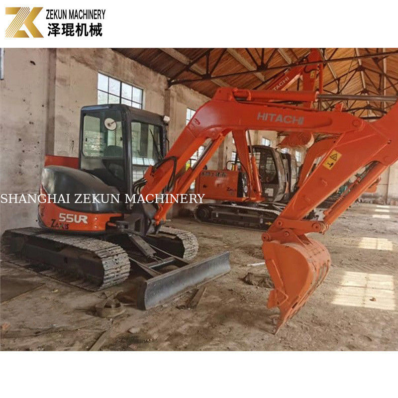33.1Kw Potenza Hitachi ZX55 Escavatore 5,5 tonnellate Mini Bagger con 2001-4000 ore di lavoro