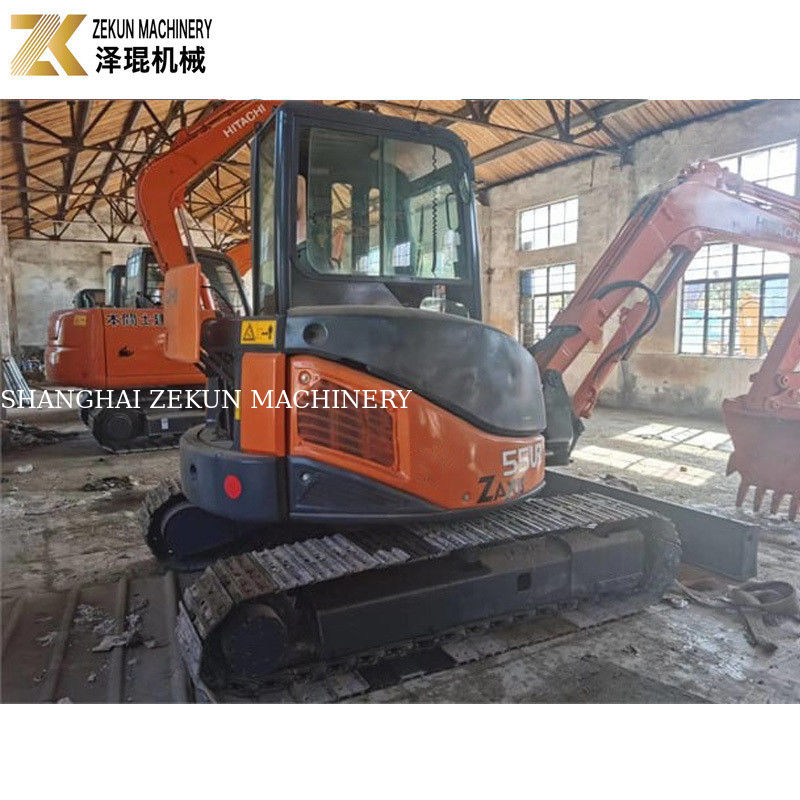33.1Kw Potenza Hitachi ZX55 Escavatore 5,5 tonnellate Mini Bagger con 2001-4000 ore di lavoro