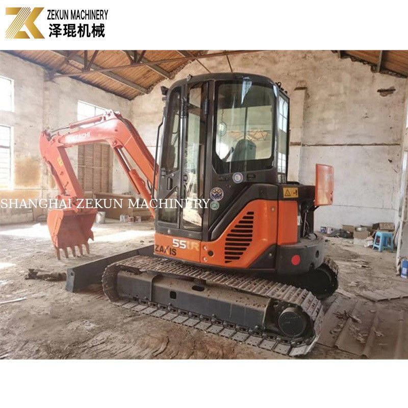 33.1Kw Potenza Hitachi ZX55 Escavatore 5,5 tonnellate Mini Bagger con 2001-4000 ore di lavoro
