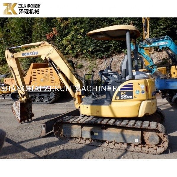 Usato Giappone Komatsu PC55MR PC55MR-2 Escavatore da 5,5 tonnellate per costruzioni e scavi agricoli
