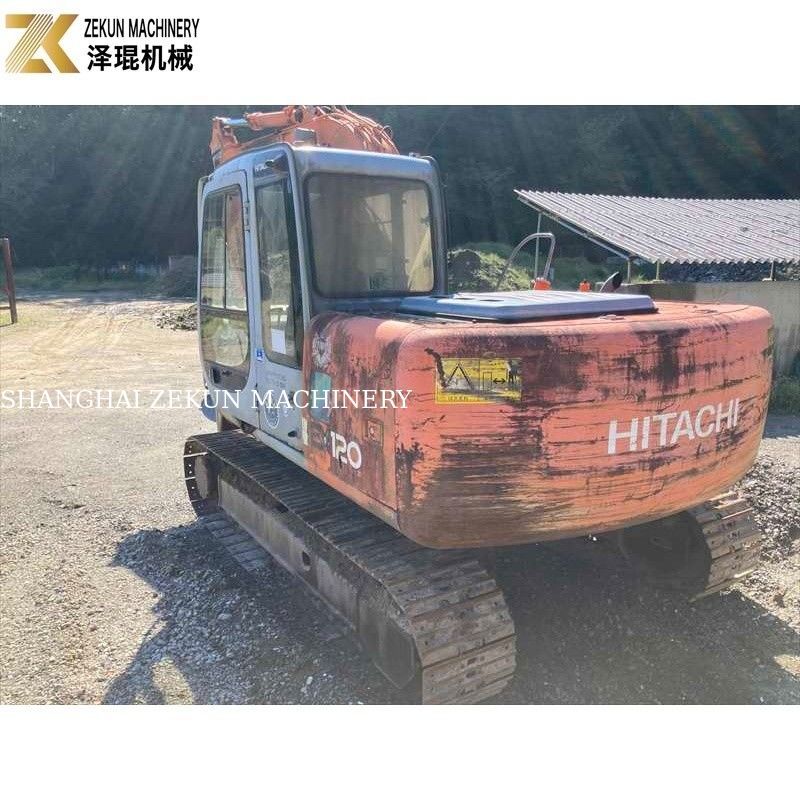 Colore originale 12Ton Usato Hitachi EX 120 Escavatore EX120-5 con motore ISUZU da 60,5 kW