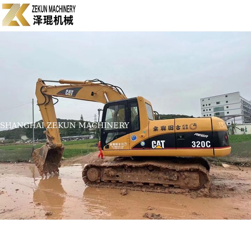 110KW attrezzature pesanti usate CAT320 escavatore Caterpillar 320C ore di lavoro 4001-6000