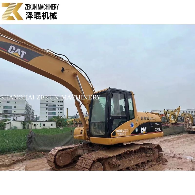 110KW attrezzature pesanti usate CAT320 escavatore Caterpillar 320C ore di lavoro 4001-6000