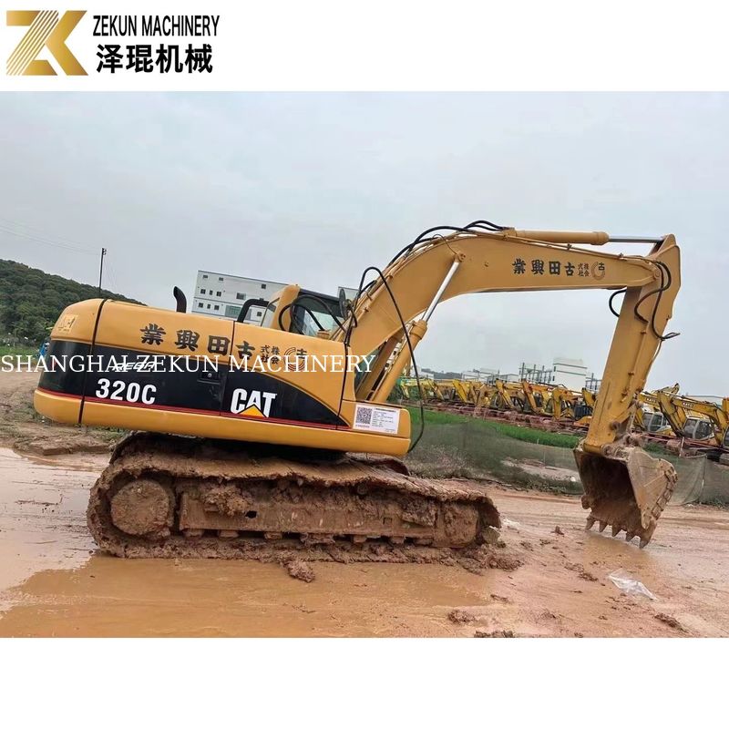 110KW attrezzature pesanti usate CAT320 escavatore Caterpillar 320C ore di lavoro 4001-6000