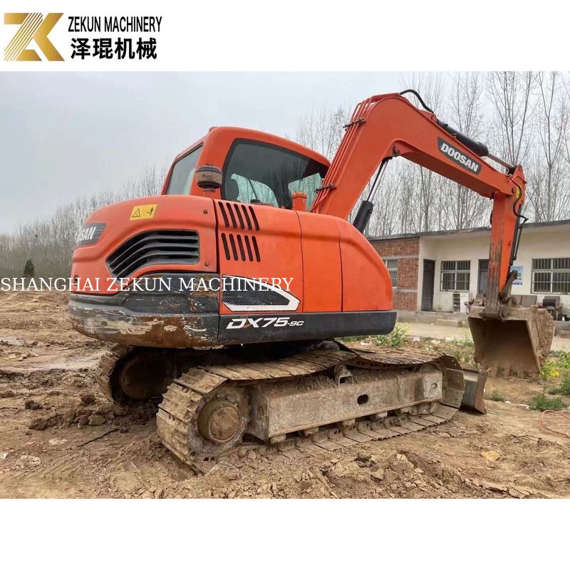 5 tonnellate Doosan 55 escavatore DH55 Usato Doosan escavatore 0.175M3 secchio