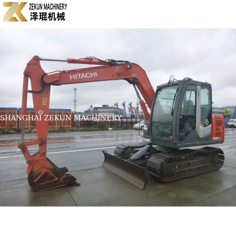 7 tonnellate Hitachi ZX 70 escavatore con pollice e potente motore ISUZU per piccoli secchi