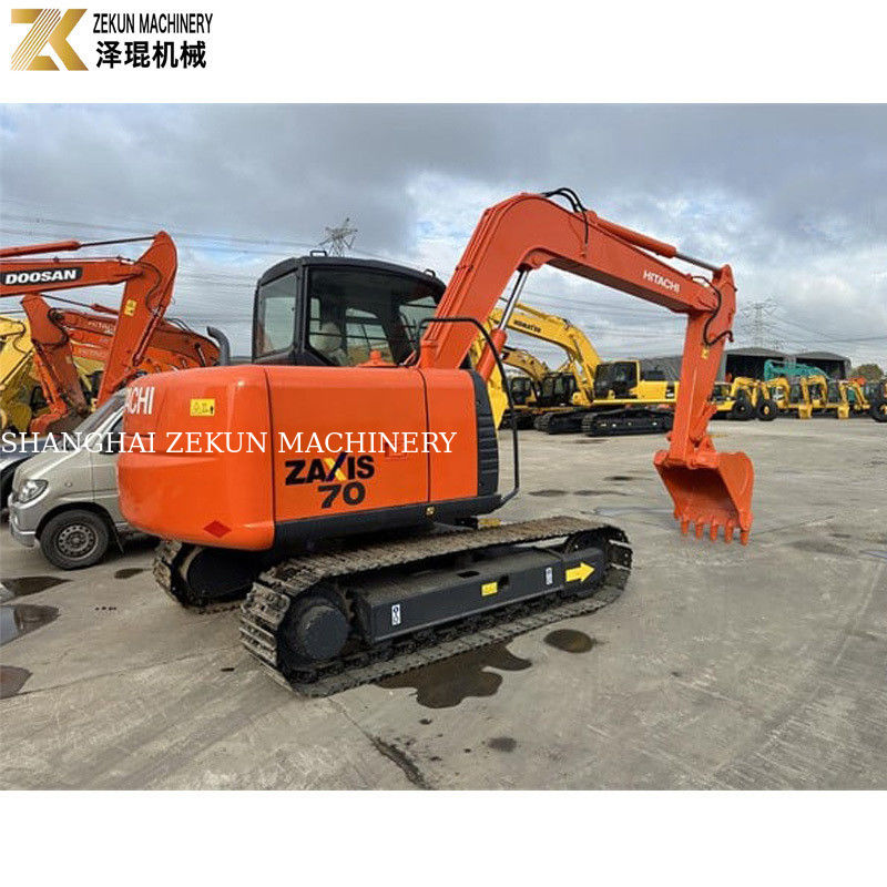 Escavatore usato Hitachi ZX70 con motore ISUZU e pompa idraulica originale in Giappone