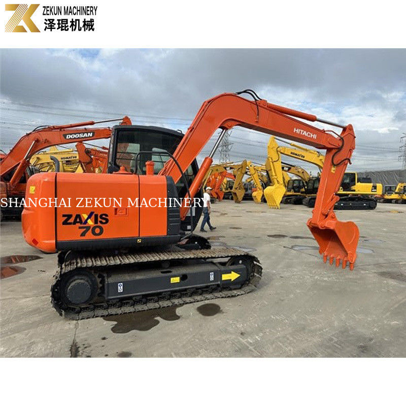 Escavatore usato Hitachi ZX70 con motore ISUZU e pompa idraulica originale in Giappone