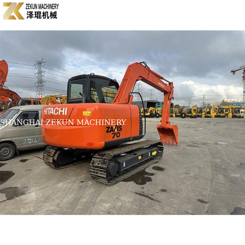 Escavatore usato Hitachi ZX70 con motore ISUZU e pompa idraulica originale in Giappone