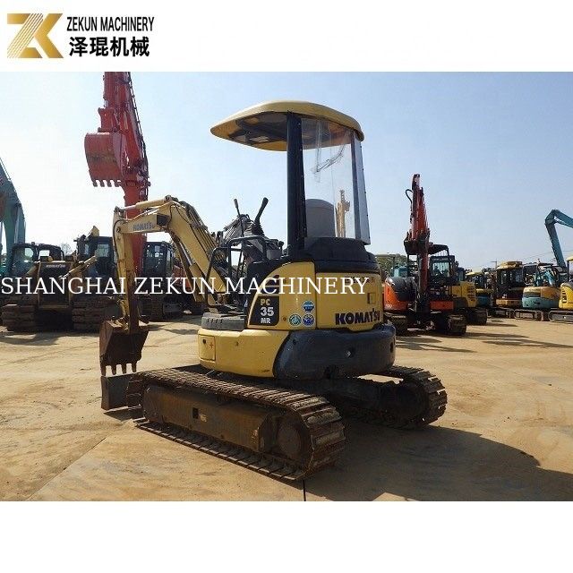Mini-size usato Komatsu PC35 escavatore 3 tonnellate Peso operativo 3700 KG Peso della macchina