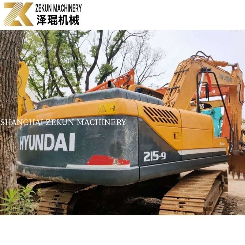21 tonnellate usate Hyundai 215 escavatore R215-9 scavatori di seconda mano con pompa originale