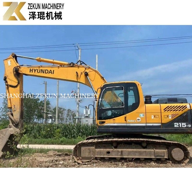 112KW 2018 Hyundai R215 escavatore 215-9 21,5 tonnellate escavatori di seconda mano