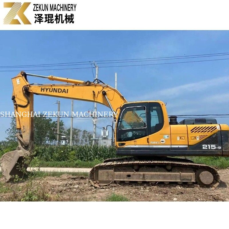 112KW 2018 Hyundai R215 escavatore 215-9 21,5 tonnellate escavatori di seconda mano