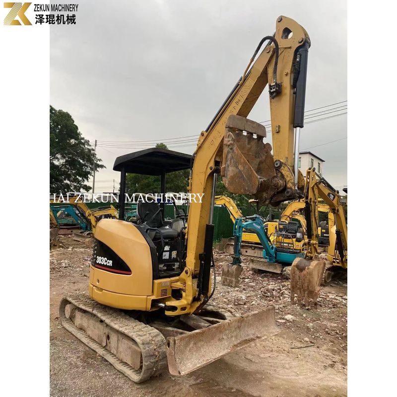 0.03M3 Capacità del secchio CAT303 CCR 303E Mini escavatore usato per le vostre esigenze
