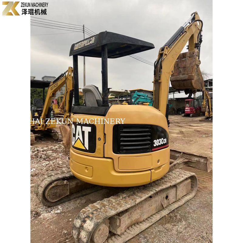 0.03M3 Capacità del secchio CAT303 CCR 303E Mini escavatore usato per le vostre esigenze