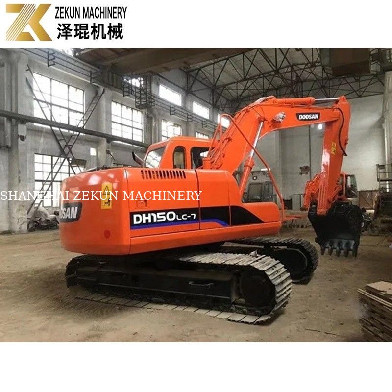Escavatore originale da 15 tonnellate usato Doosan DH150 con Jack Hammer DH150-7 2017