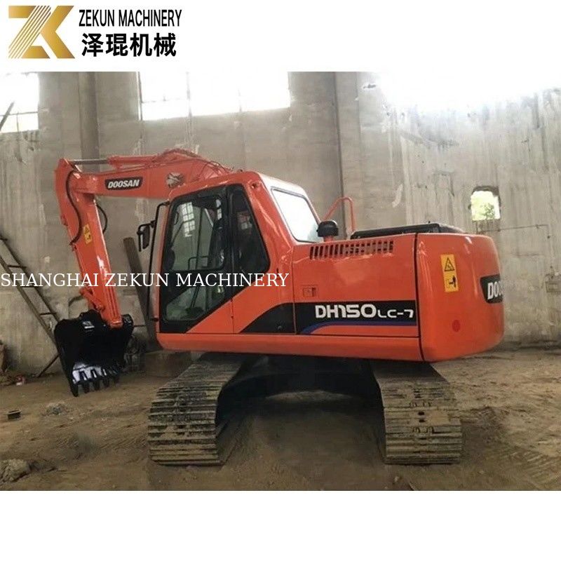 Escavatore originale da 15 tonnellate usato Doosan DH150 con Jack Hammer DH150-7 2017