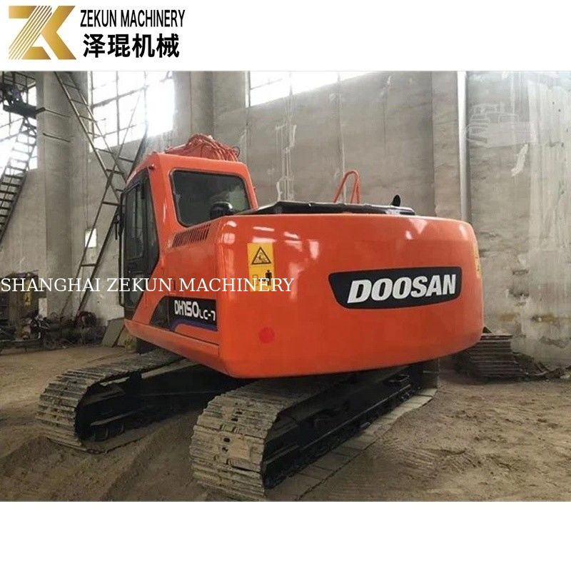 Escavatore originale da 15 tonnellate usato Doosan DH150 con Jack Hammer DH150-7 2017