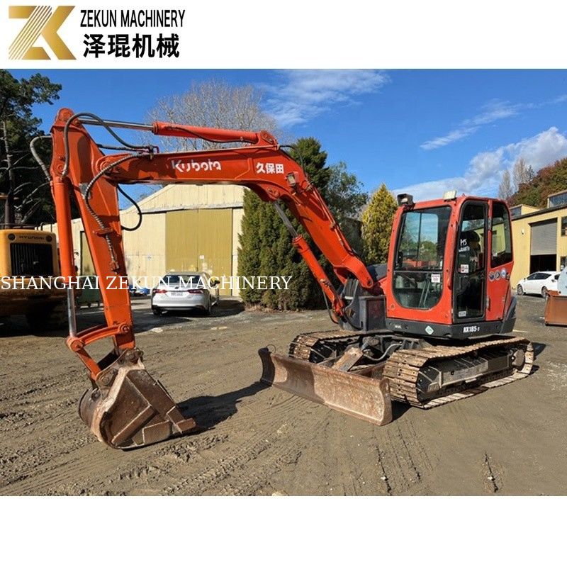 KX185 KX185-3 Mini escavatore da 8 tonnellate Kubota 185 Used Excavator Machine