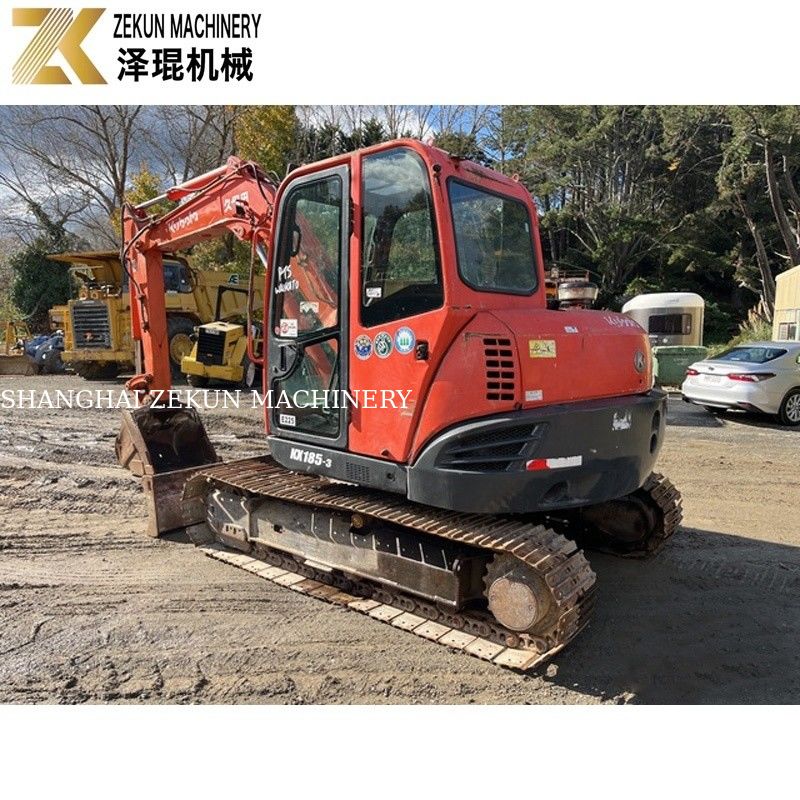 KX185 KX185-3 Mini escavatore da 8 tonnellate Kubota 185 Used Excavator Machine