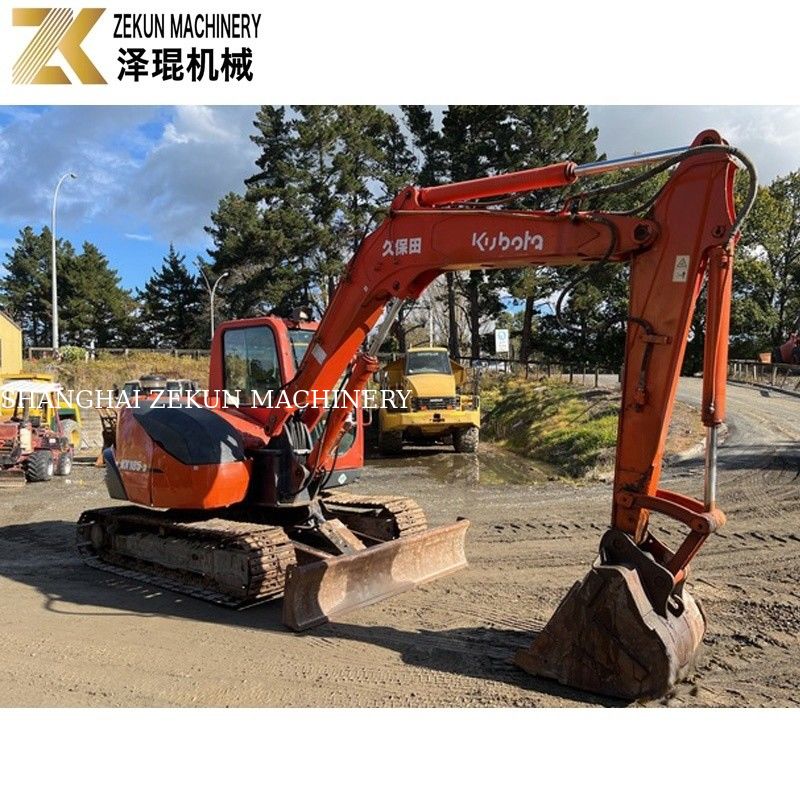 KX185 KX185-3 Mini escavatore da 8 tonnellate Kubota 185 Used Excavator Machine