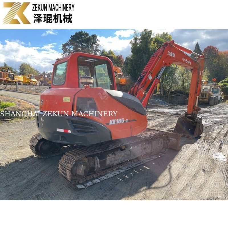 KX185 KX185-3 Mini escavatore da 8 tonnellate Kubota 185 Used Excavator Machine