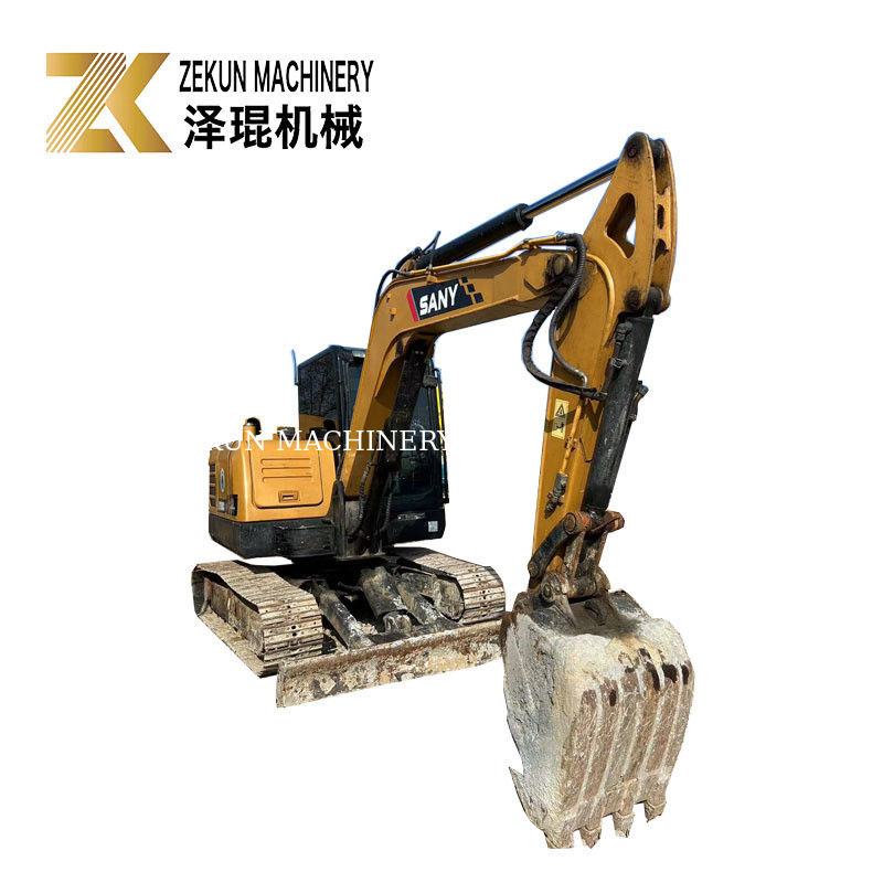 SANY SY60C Pro 6 tonnellate Used Crawler Excavator 36KW Power Second Hand Diggers