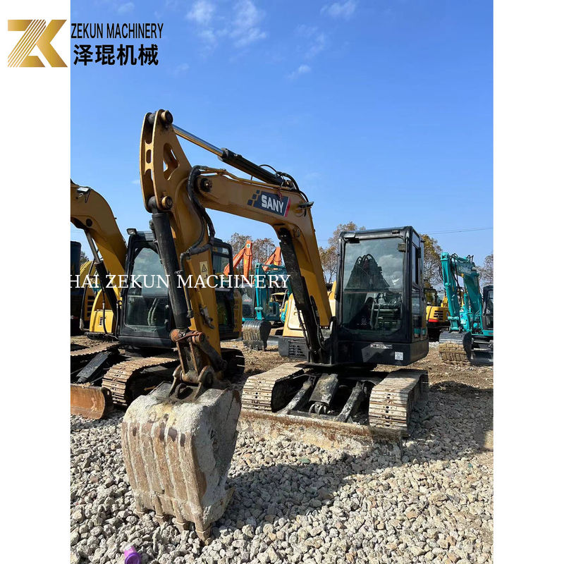 SANY SY60C Pro 6 tonnellate Used Crawler Excavator 36KW Power Second Hand Diggers