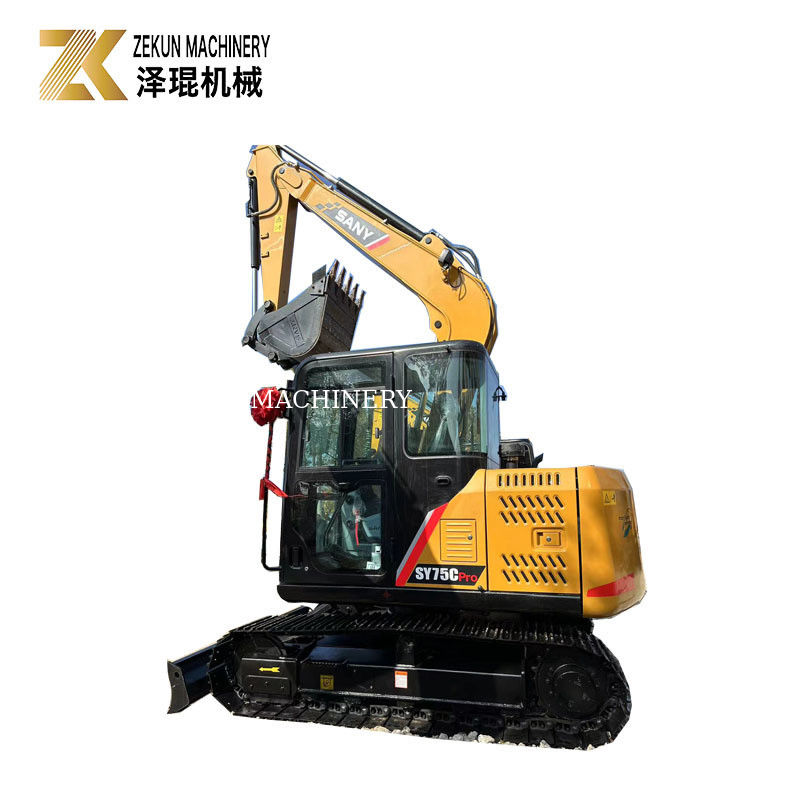 Usata Sany SY75C Pro 7.5 Ton Mini Crawler Digger con motore ISUZU