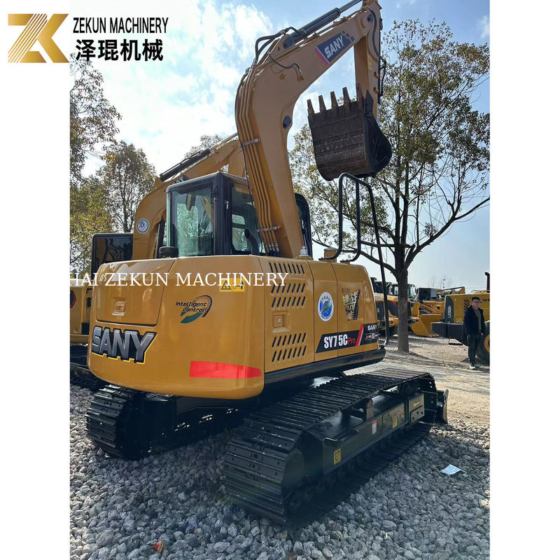Usata Sany SY75C Pro 7.5 Ton Mini Crawler Digger con motore ISUZU