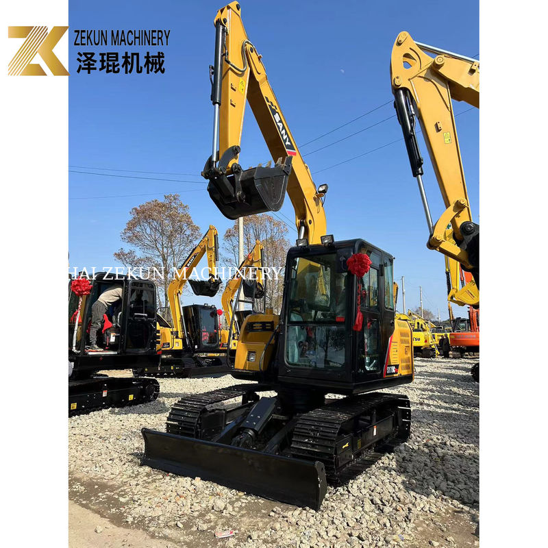 Usata Sany SY75C Pro 7.5 Ton Mini Crawler Digger con motore ISUZU