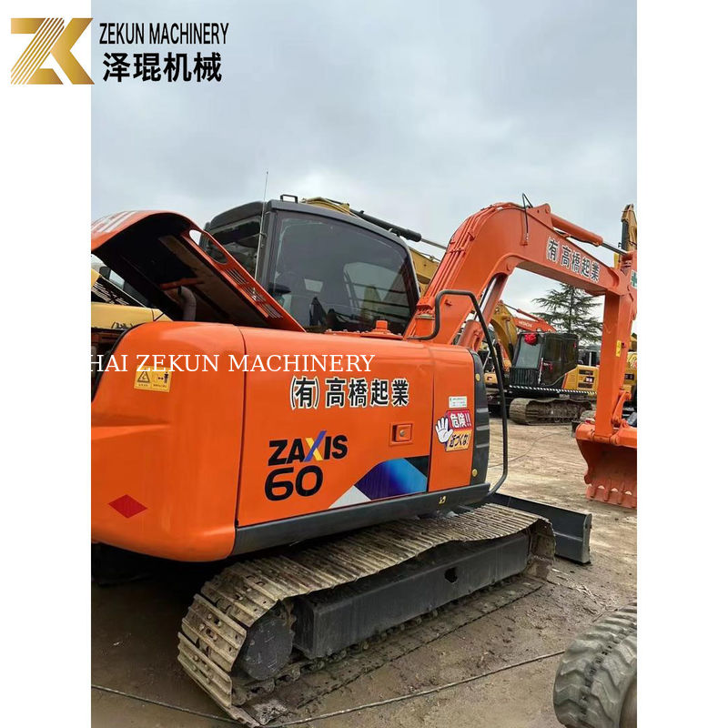 HITACHI ZX 60 6 tonnellate Mini Escavatore idraulico di seconda mano con 0,22 m3 di capacità di secchio