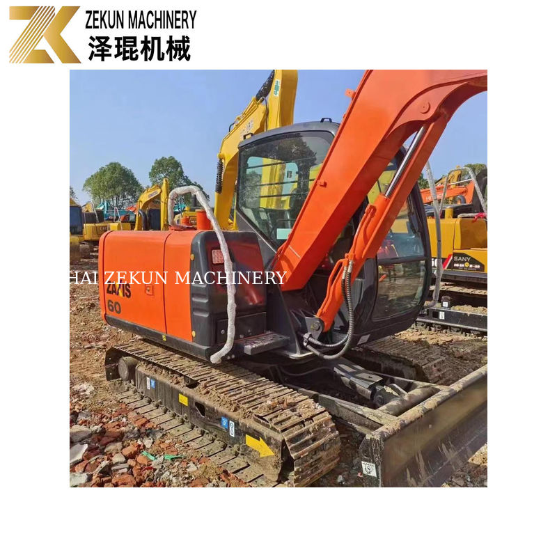 HITACHI ZX 60 6 tonnellate Mini Escavatore idraulico di seconda mano con 0,22 m3 di capacità di secchio