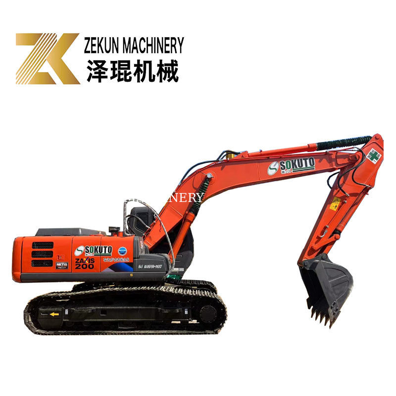 20 tonnellate usata HITACHI ZX di seconda mano 200-3G scavatore scavatore in buone condizioni