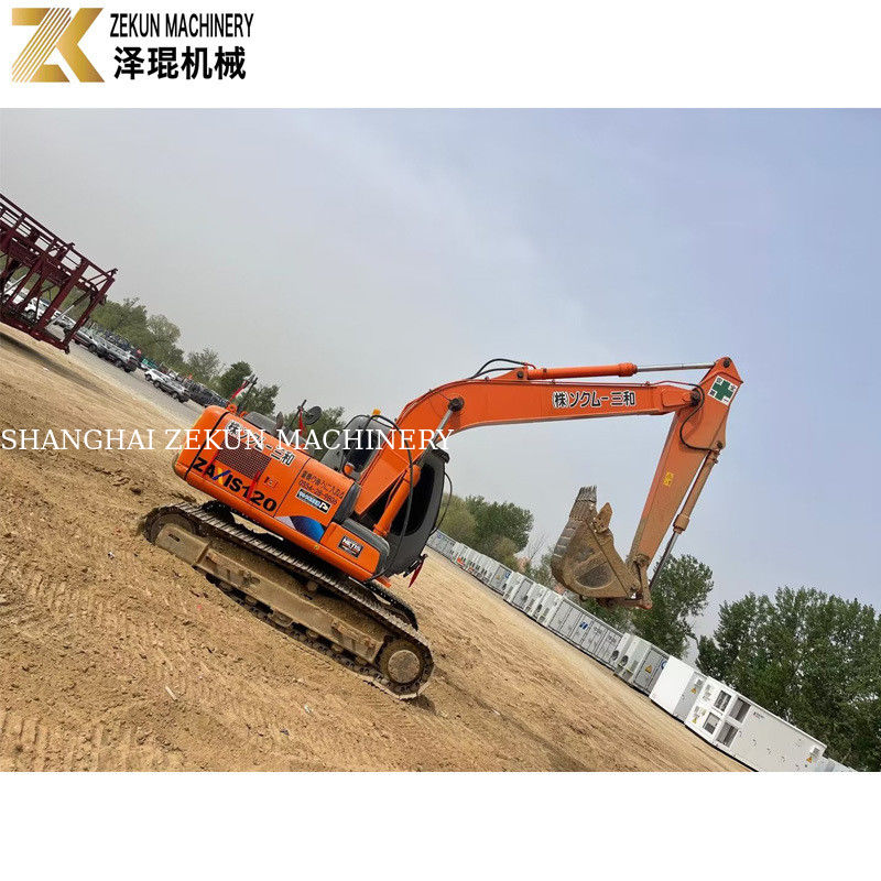 66Kw 2013 Escavatori di seconda mano Giappone Radiatore Hitachi EX-1-2 DS 120 2.5