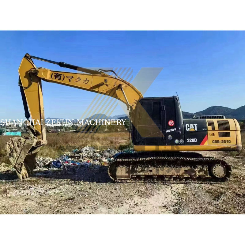 Buona 20 tonnellate usata CAT 320D 320DL Escavatore galleggiante da treppiede 1.35m3 secchio