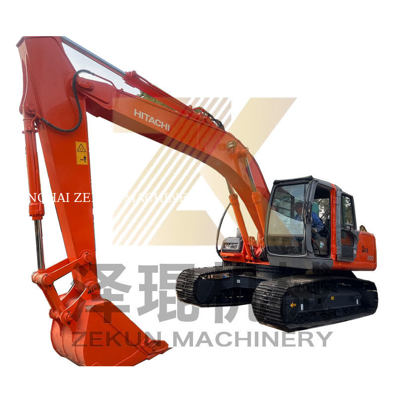 110 KW Escavatore di seconda mano ZX200 Escavatore pesante usato per le vostre esigenze di costruzione