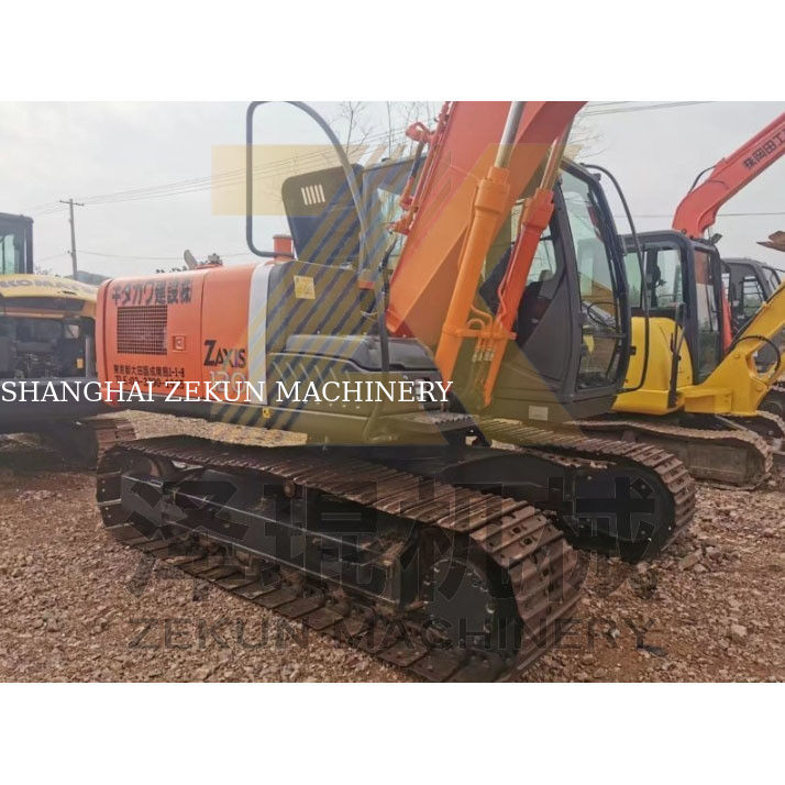 Escavatore a trascinatore usato Hitachi ZX120-3 con pompa idraulica originale e 93 KW