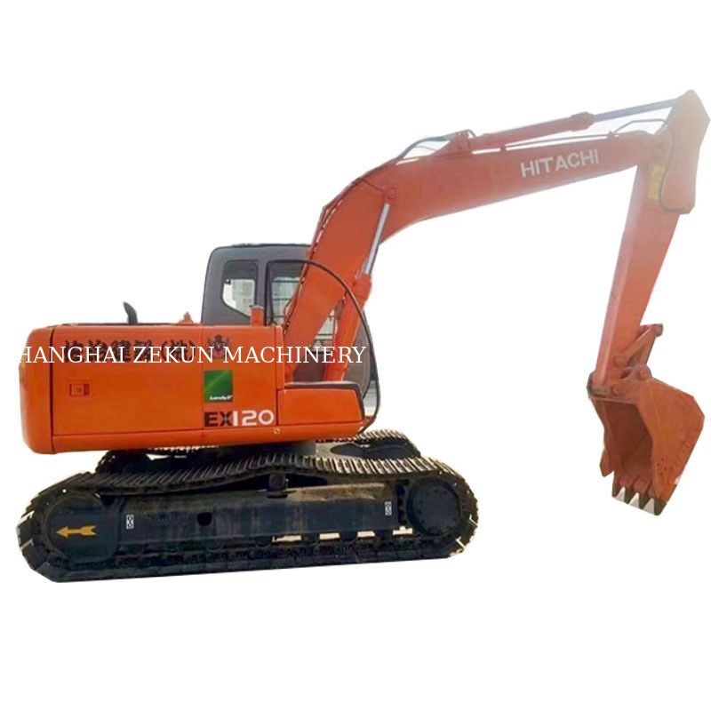Escavatore di seconda mano Hitachi ZX120-5 ZX120-6 Mini Digger con 7420 ore di lavoro