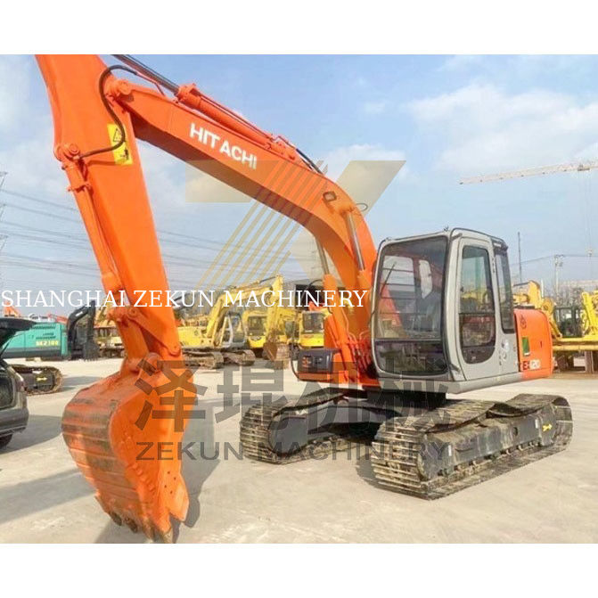 Escavatore di seconda mano Hitachi ZX120-5 ZX120-6 Mini Digger con 7420 ore di lavoro