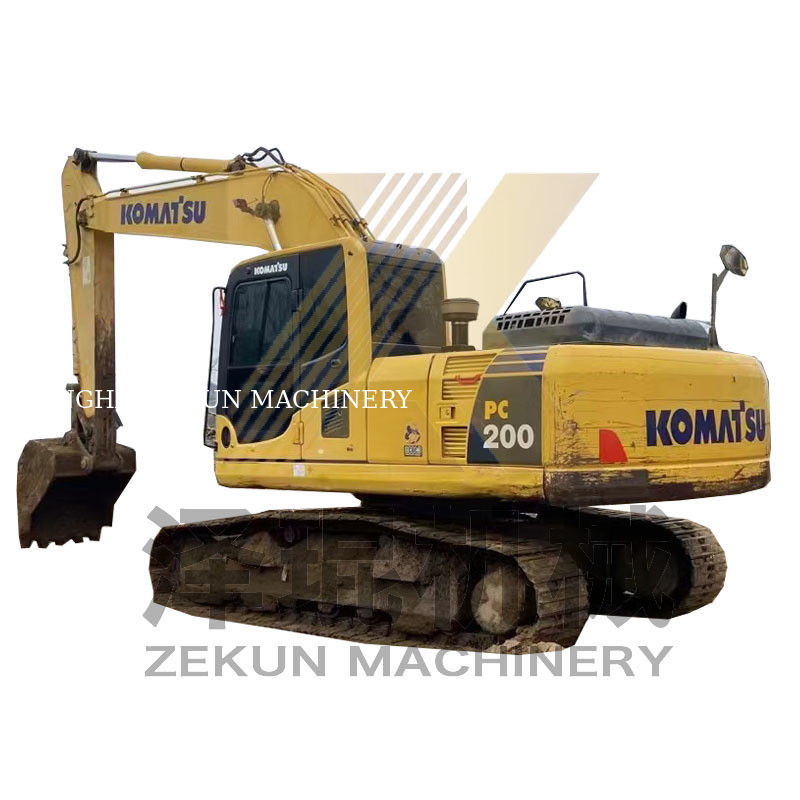 PC200-7 di seconda mano Komatsu PC200-7 Crawler Digger a Shanghai PC-200-8M0 2019
