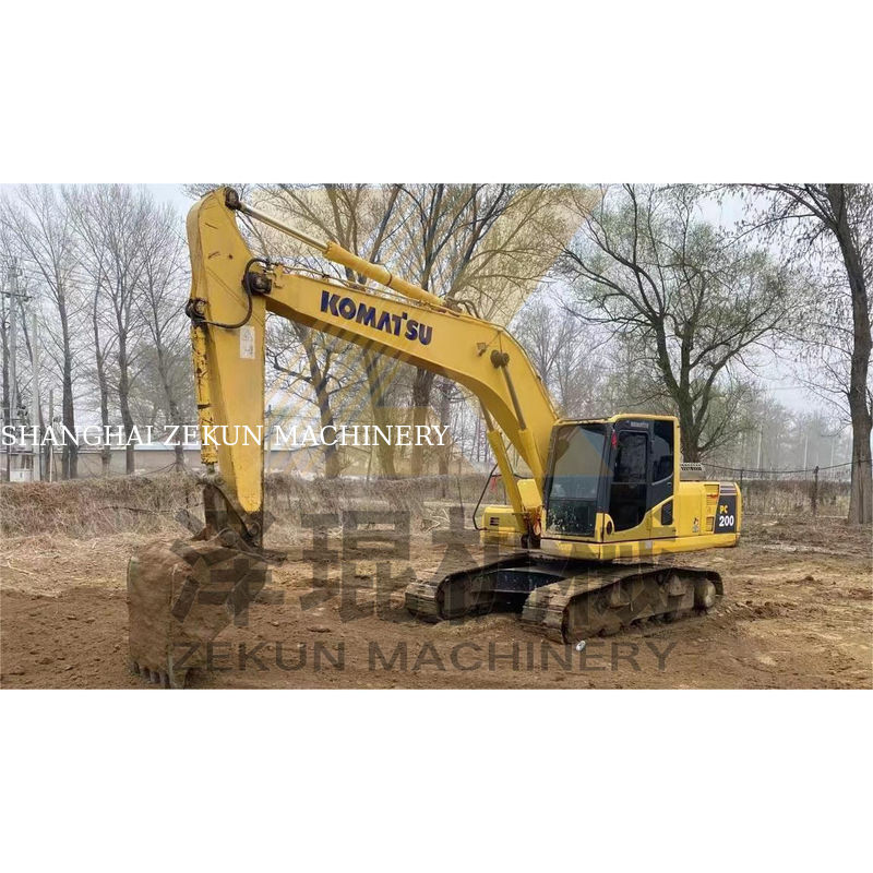 PC200-7 di seconda mano Komatsu PC200-7 Crawler Digger a Shanghai PC-200-8M0 2019