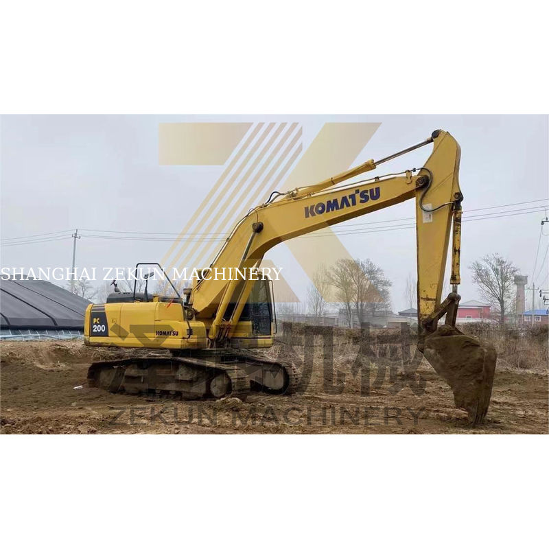 PC200-7 di seconda mano Komatsu PC200-7 Crawler Digger a Shanghai PC-200-8M0 2019