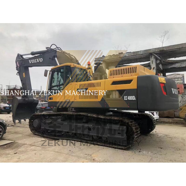 Escavatore Volvo EC480 usato con capacità di secchio di 3,3 m3 e altre valvole idrauliche