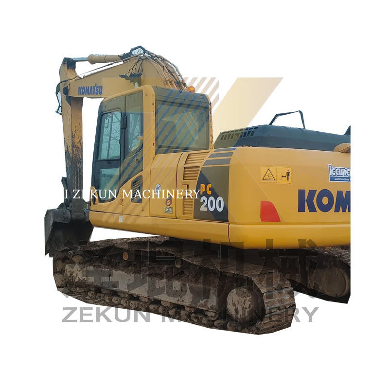 Komatsu PC200-7 PC200-8N1 Crawler Excavator Digger con motore da 110 kW a Shanghai